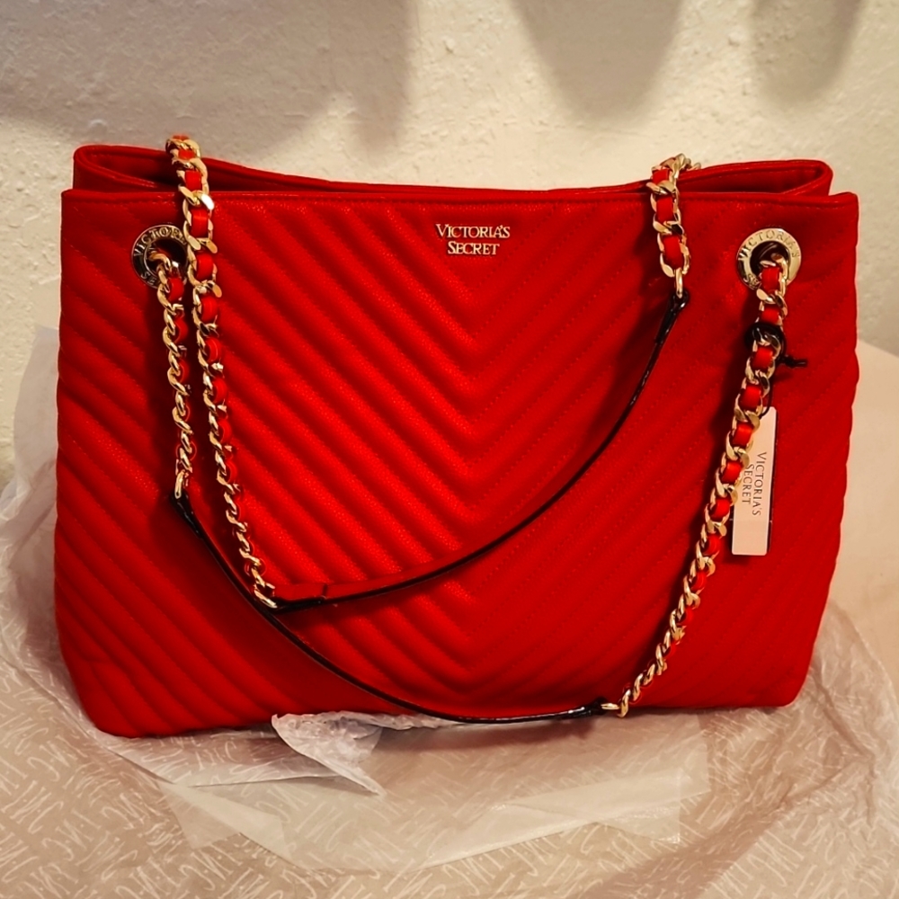 Victoria Secret Red Shoulder Bag